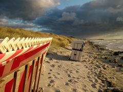 Insel Hiddensee im Sturm