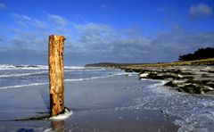 Insel  Hiddensee im Sturm