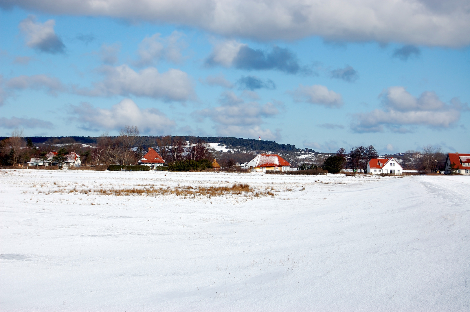 Insel Hiddensee im Winter