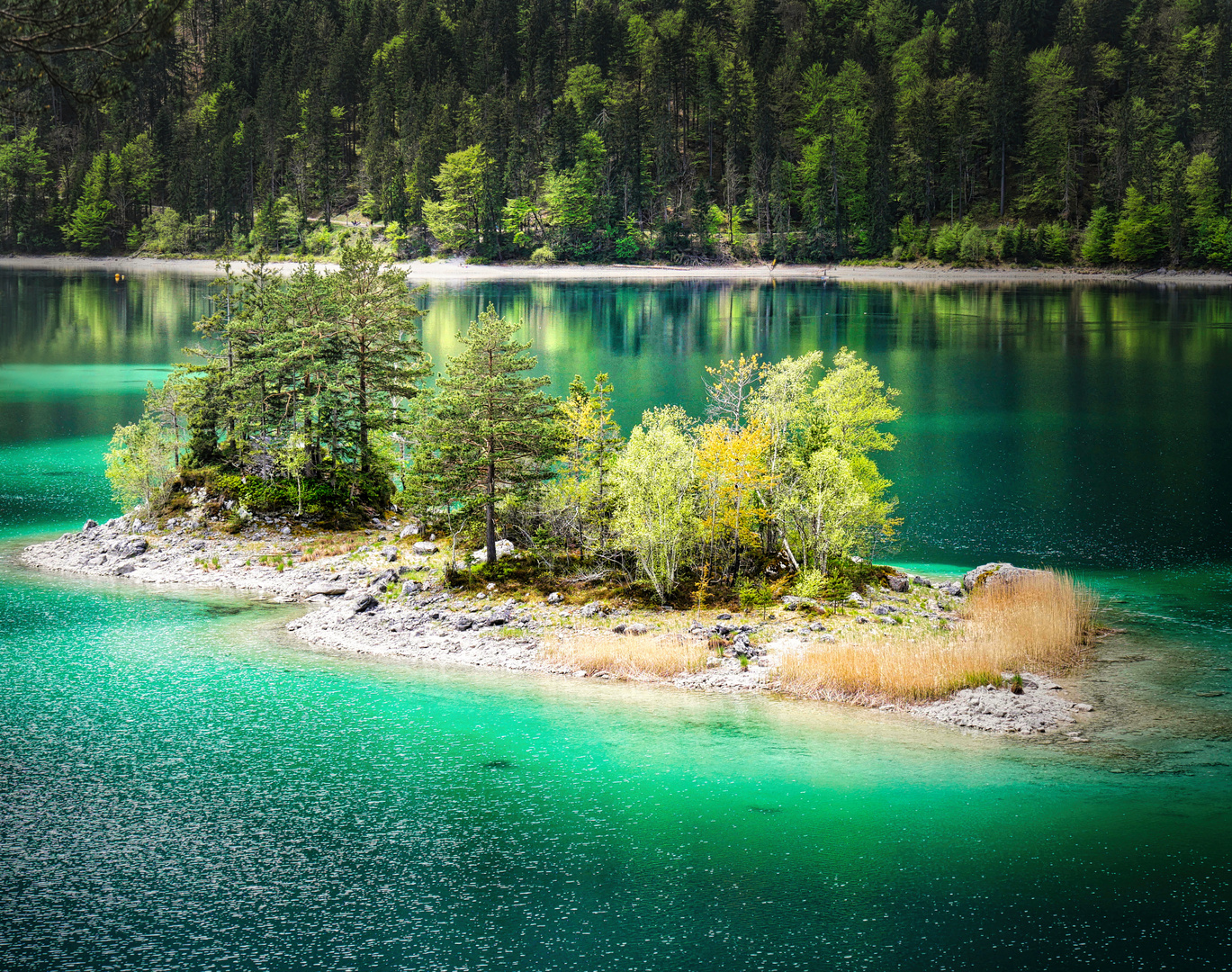 Insel im Eibsee