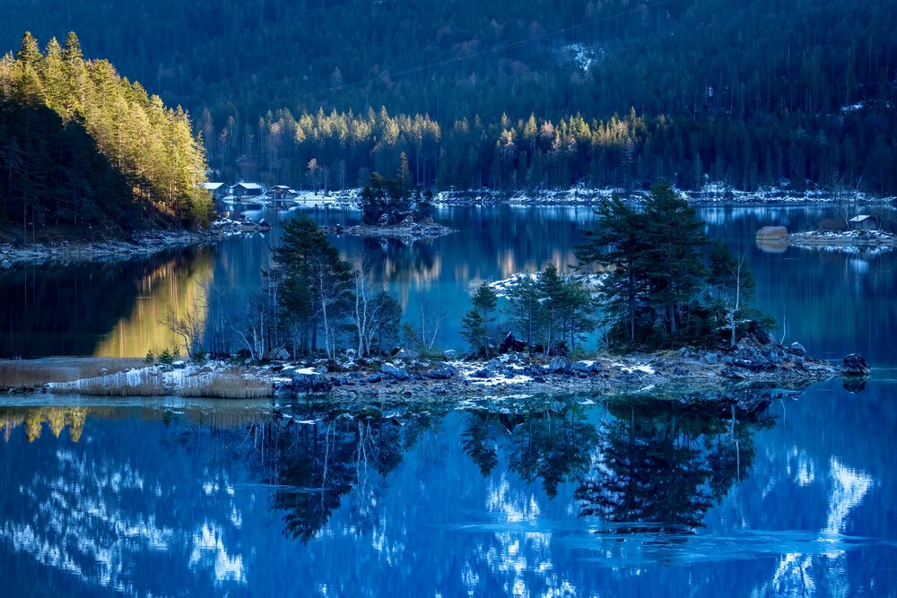 Insel im Eibsee