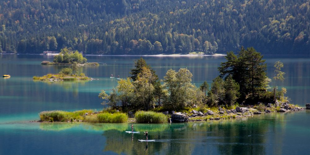 Insel im Eibsee