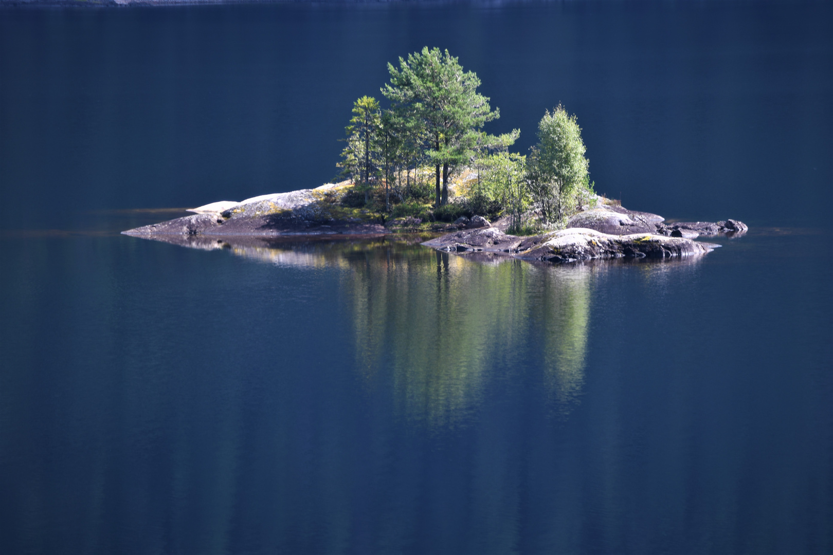Insel im Fjord