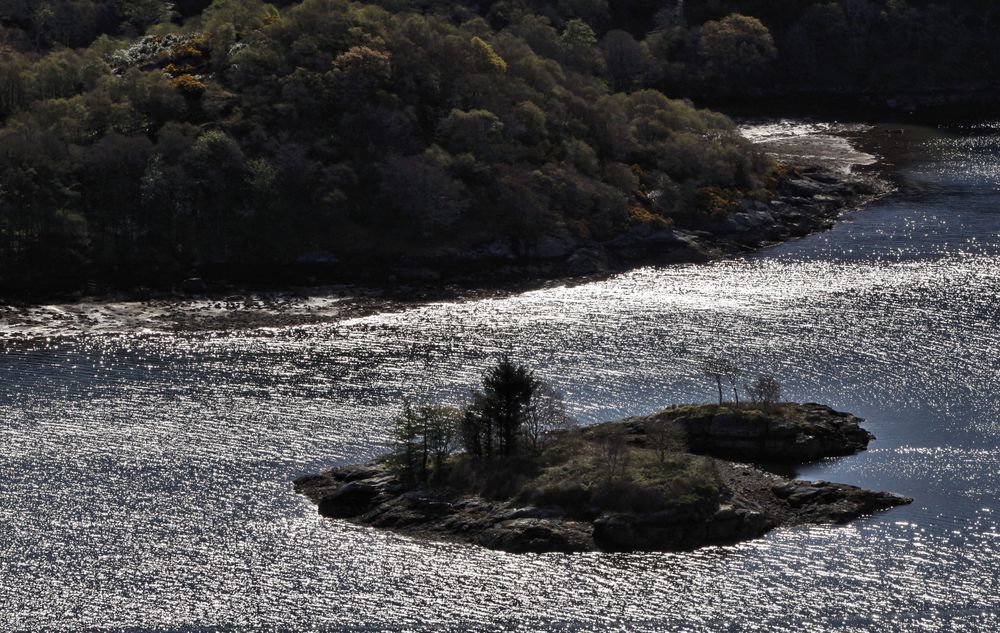 Insel im Gegenlicht