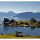 Insel im Hardangerfjord