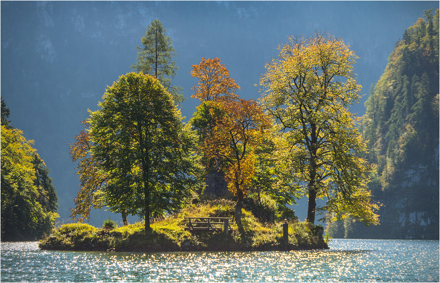 Insel im Königsee