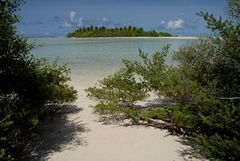 Insel im Meemu Atoll