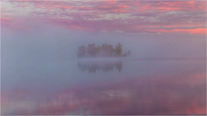 Insel im Nebel