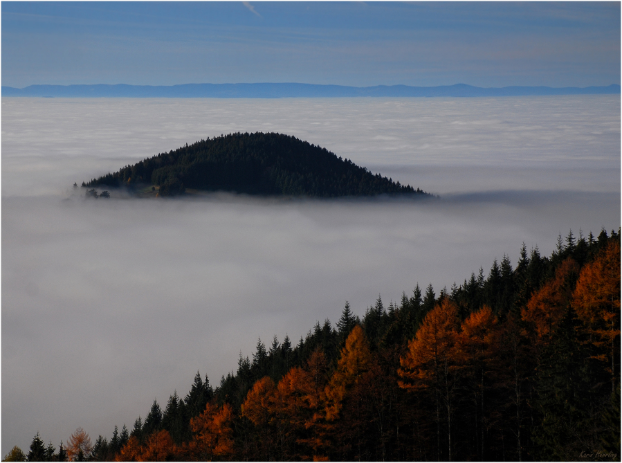 Insel im Nebelmeer