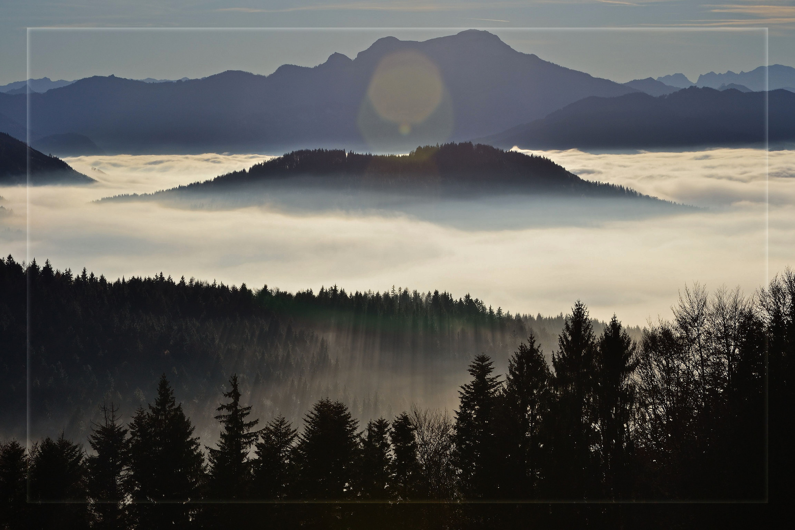 Insel im Nebelmeer