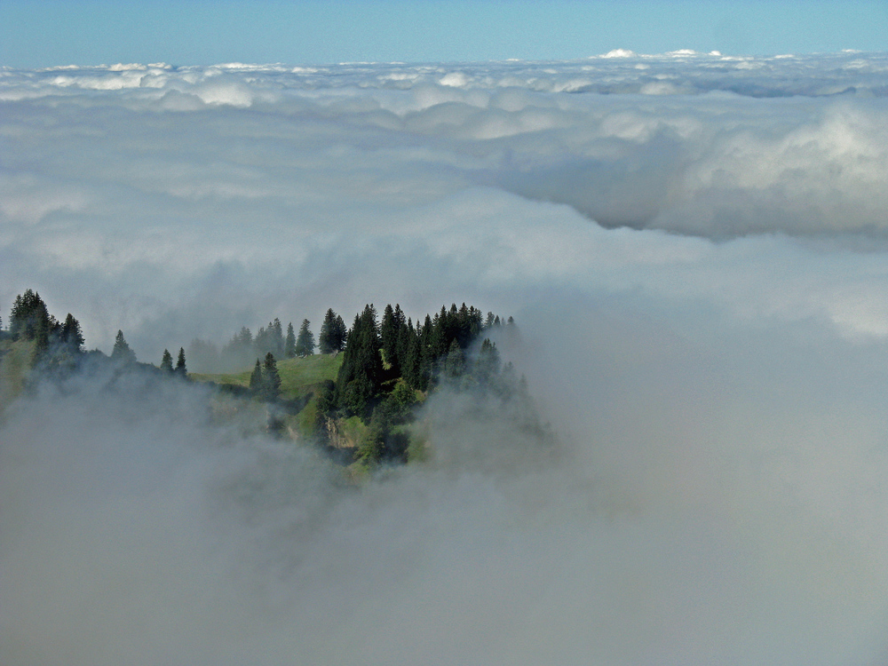 Insel in den Wolken