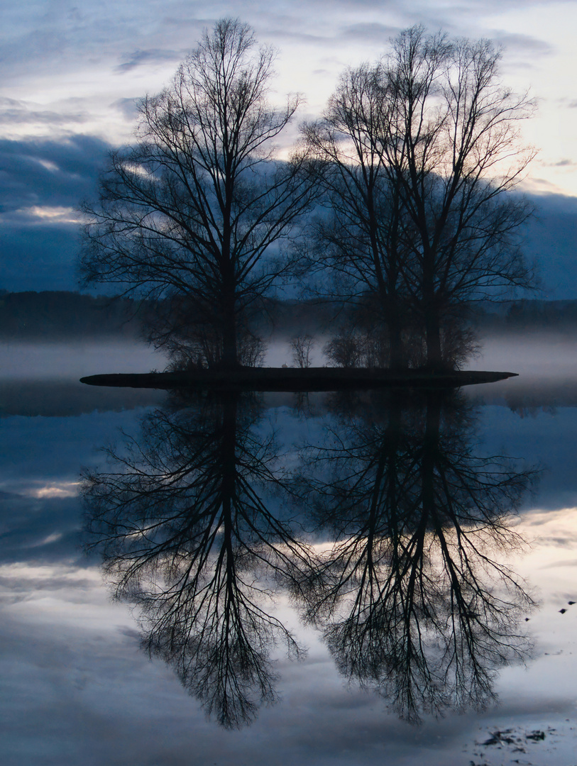 Insel in der Dämmerung