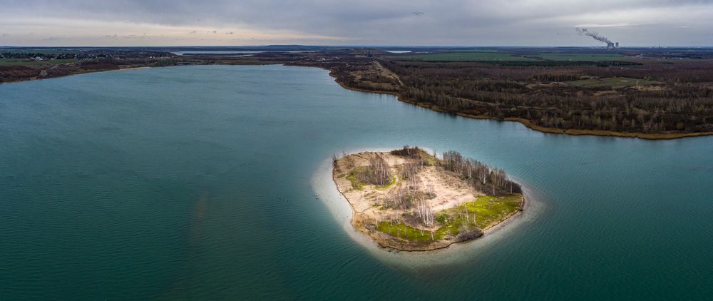 Insel in Meekkleeberger See