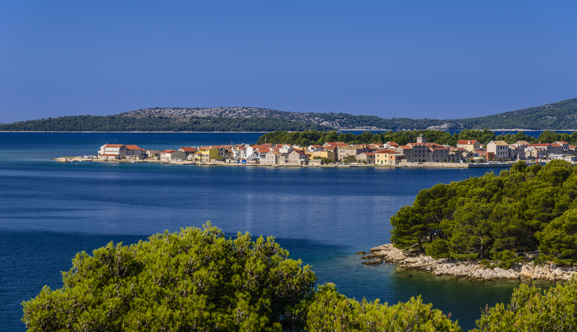 Insel Krapanj, Dalmatien, Kroatien