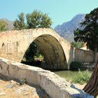 Insel Kreta -alte Brücke in Agios Vasilios-