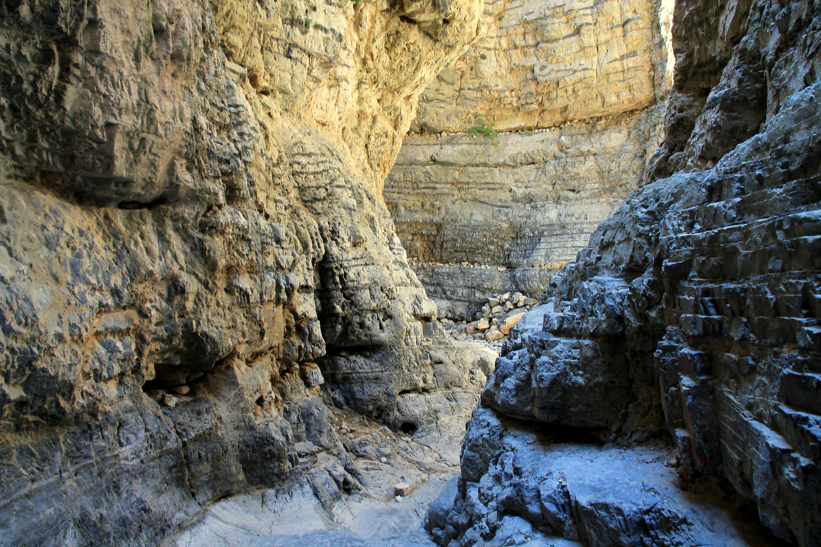 Insel Kreta -inmitten der Imbros-Schlucht- ( Libysches Meer )