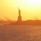 Insel Liberty Island -Statue of Liberty in New York-
