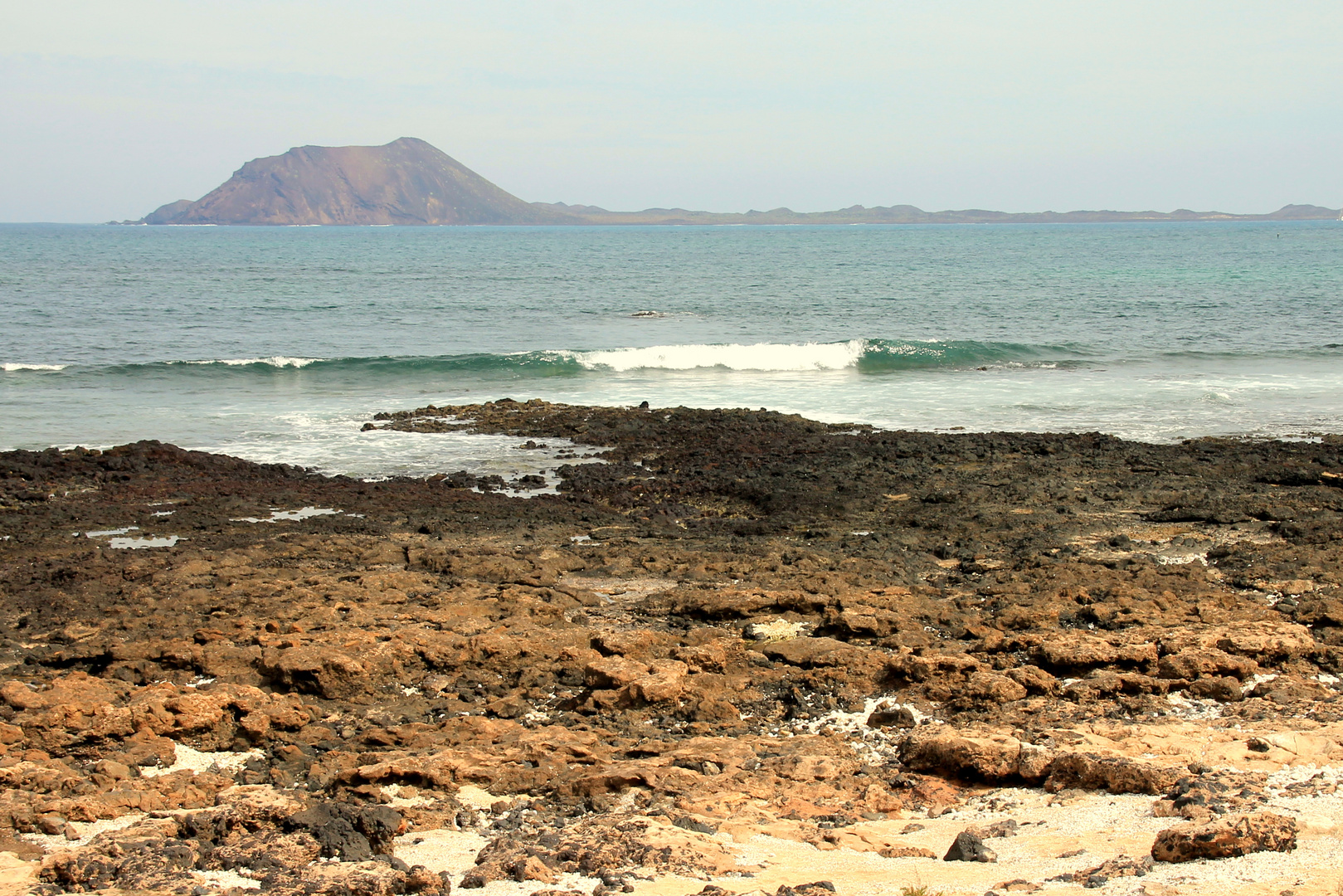 Insel Lobos (E) -Die Insel Lobos von Fuerteventura aus gesehen-