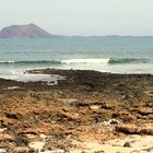 Insel Lobos (E) -Die Insel Lobos von Fuerteventura aus gesehen-