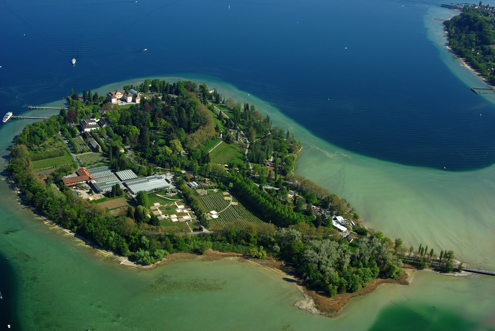  Insel  Mainau Foto Bild landschaft luftaufnahmen 