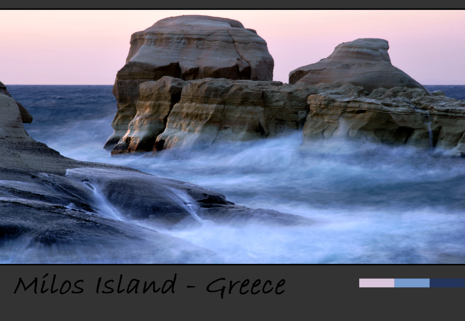 Insel Milos – Bizarre Felsformationen und aufgewühltes Meer