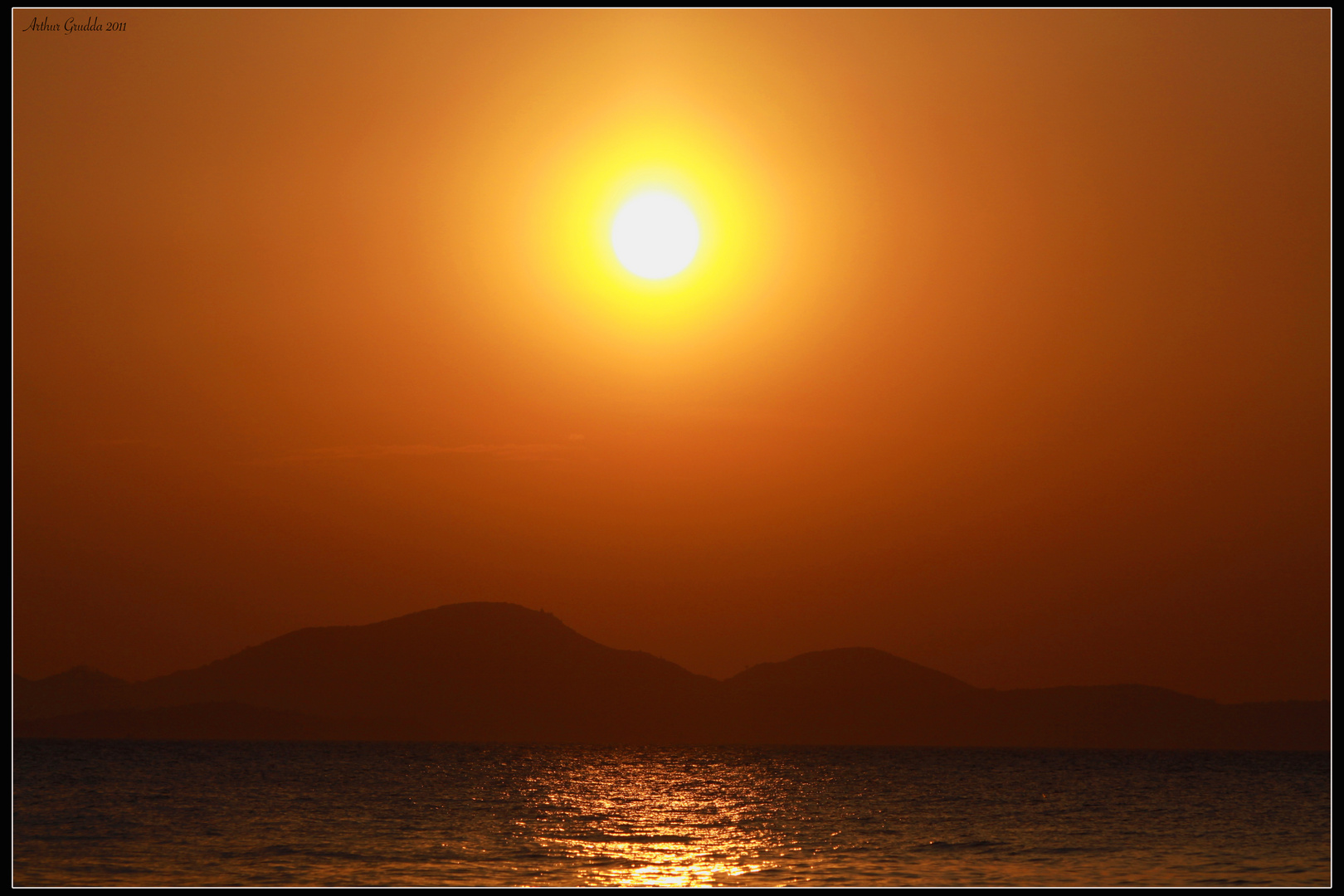 Insel mit zwei Bergen