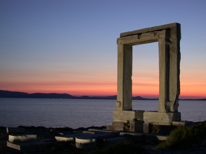 Insel Naxos, Griechenland - Portara, Juni 2005