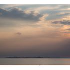 Insel Neuwerk im Sonnenuntergang