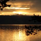 Insel Olchon, Sonnenuntergang am Baikal