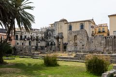 Insel Ortygia bei Syrakus: Apollon- und Artemistempel