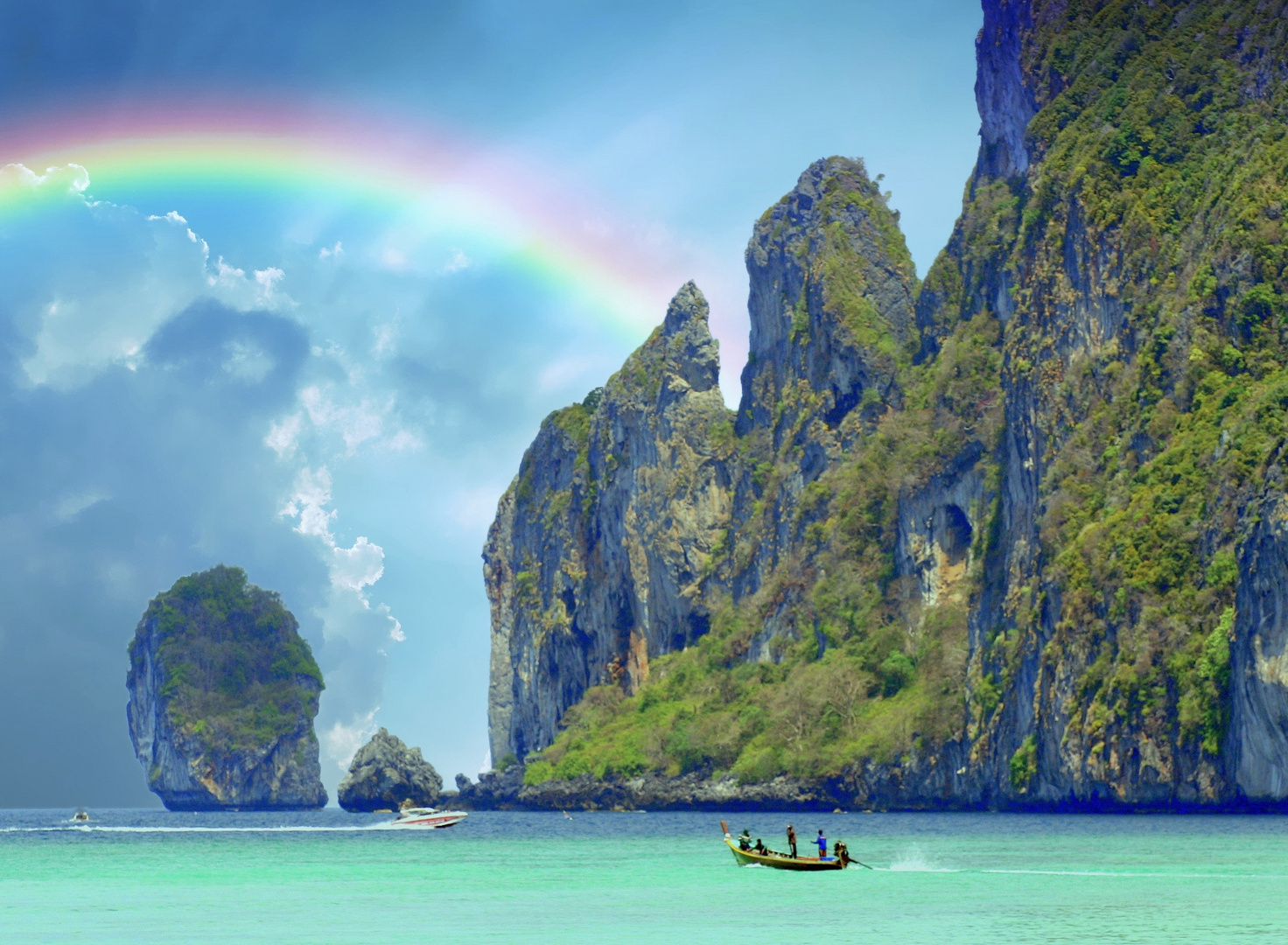         Insel Phi Phi Don, einmalig ist diese Kulisse auf diesen Planet  (fotomanny@ok.de)