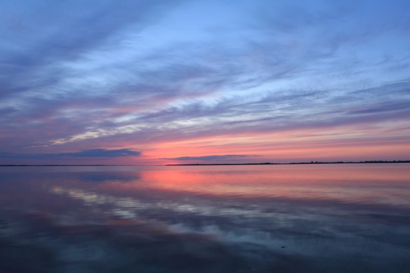 Insel Poel am gestrigen Abend