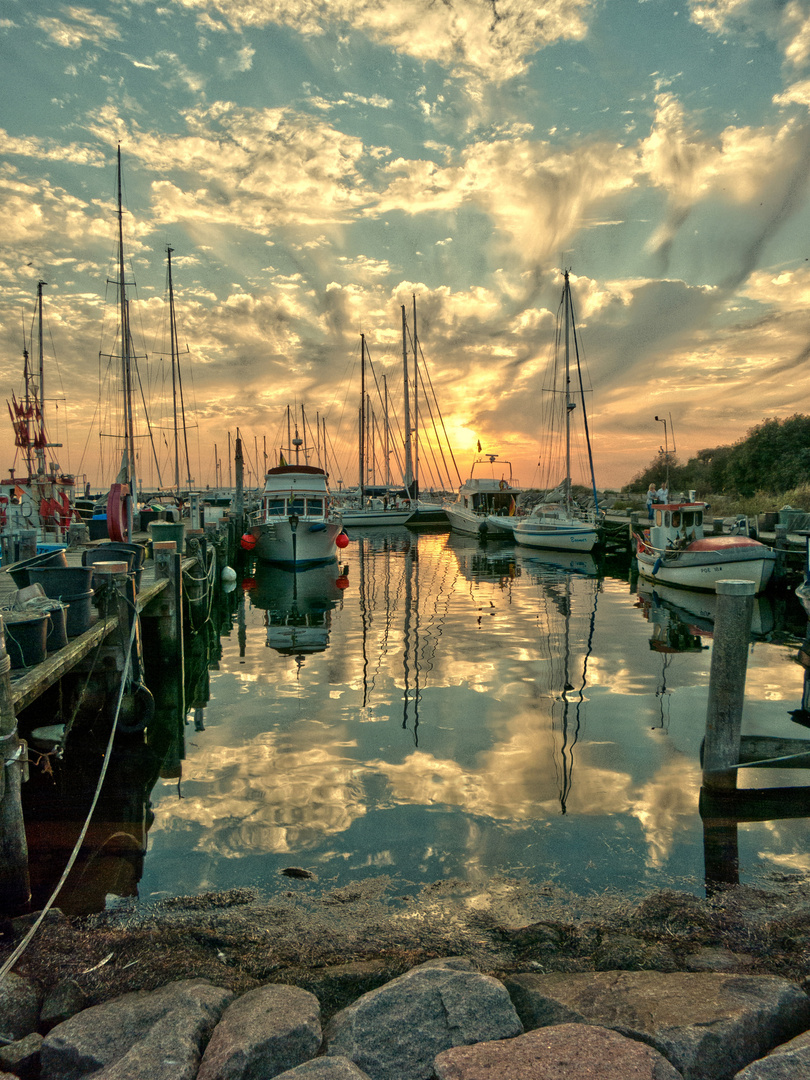 Insel Poel Sonnenuntergang