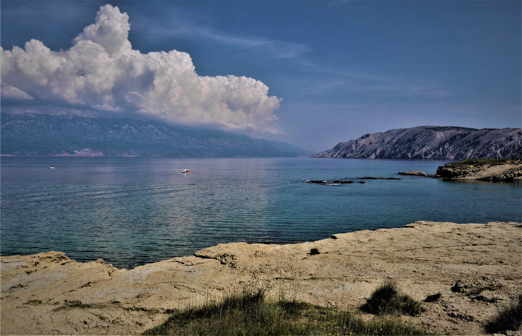 Insel Rab - Blick vom Strand Lavacina 