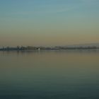 Insel Reichenau bei Abenddämmerung