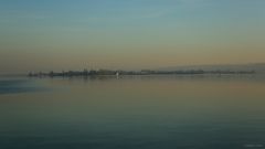 Insel Reichenau bei Abenddämmerung