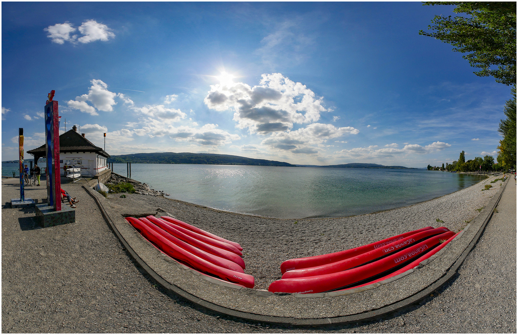 Insel Reichenau , Nähe Schiffsanlegestelle