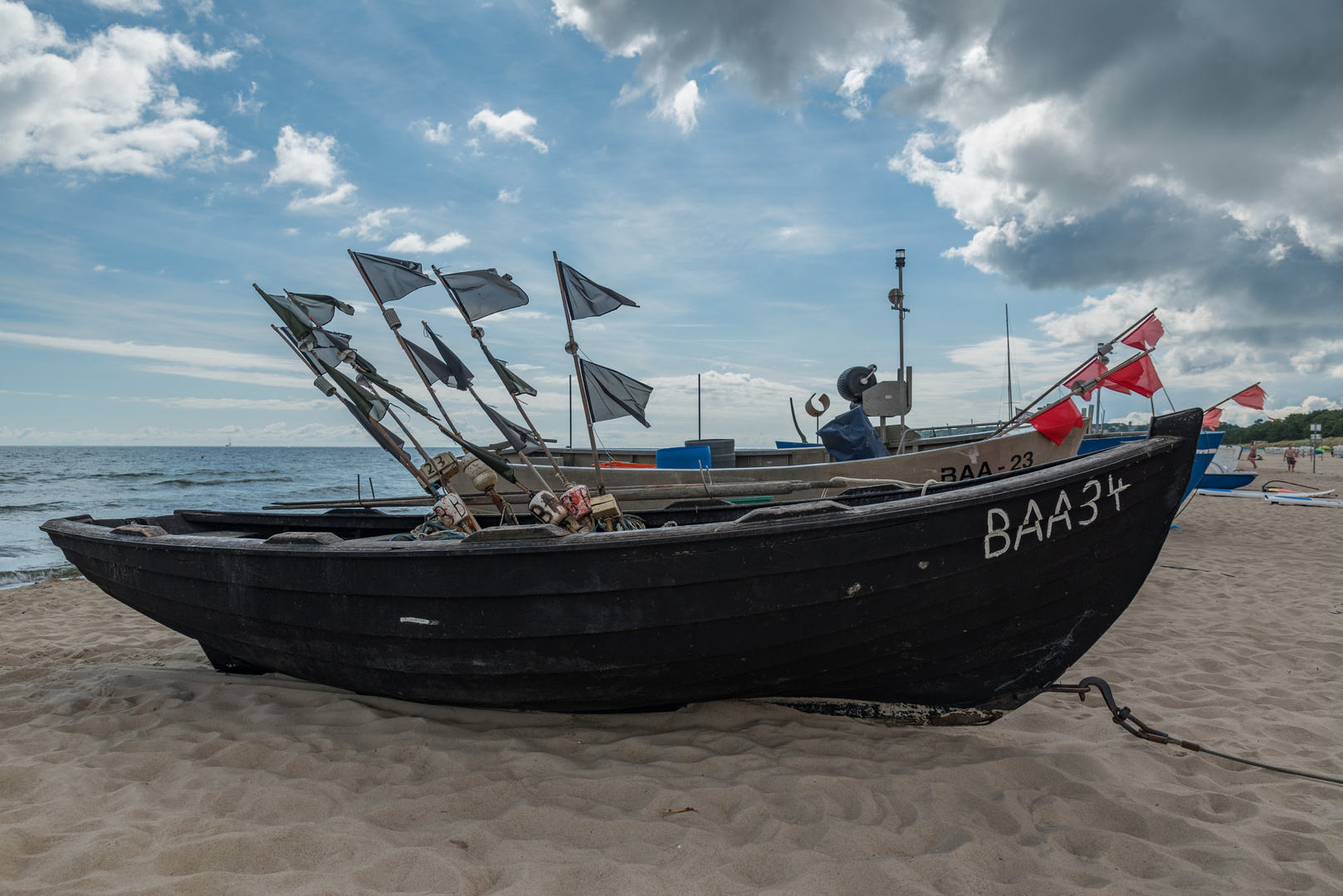 Insel Rügen am Strand von Baabe 