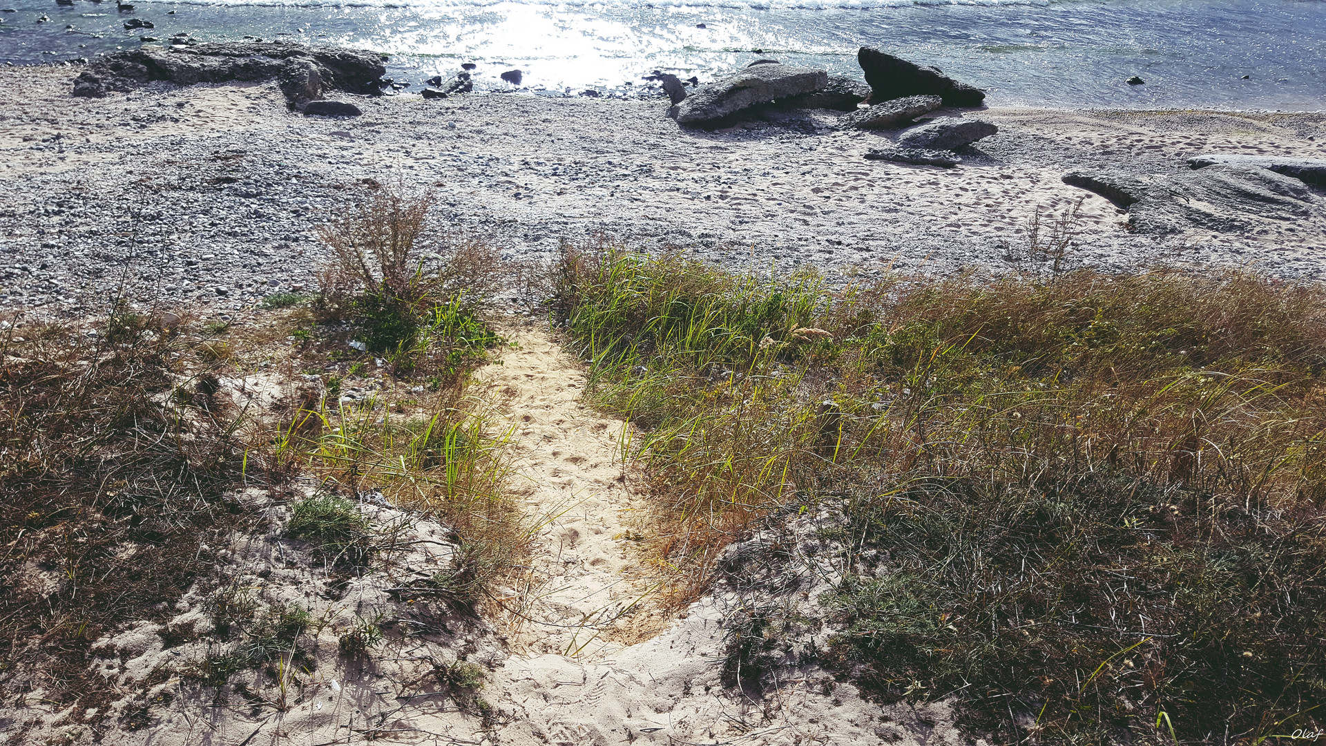 Insel Rügen - Küstenstrand bei Neu Mukran