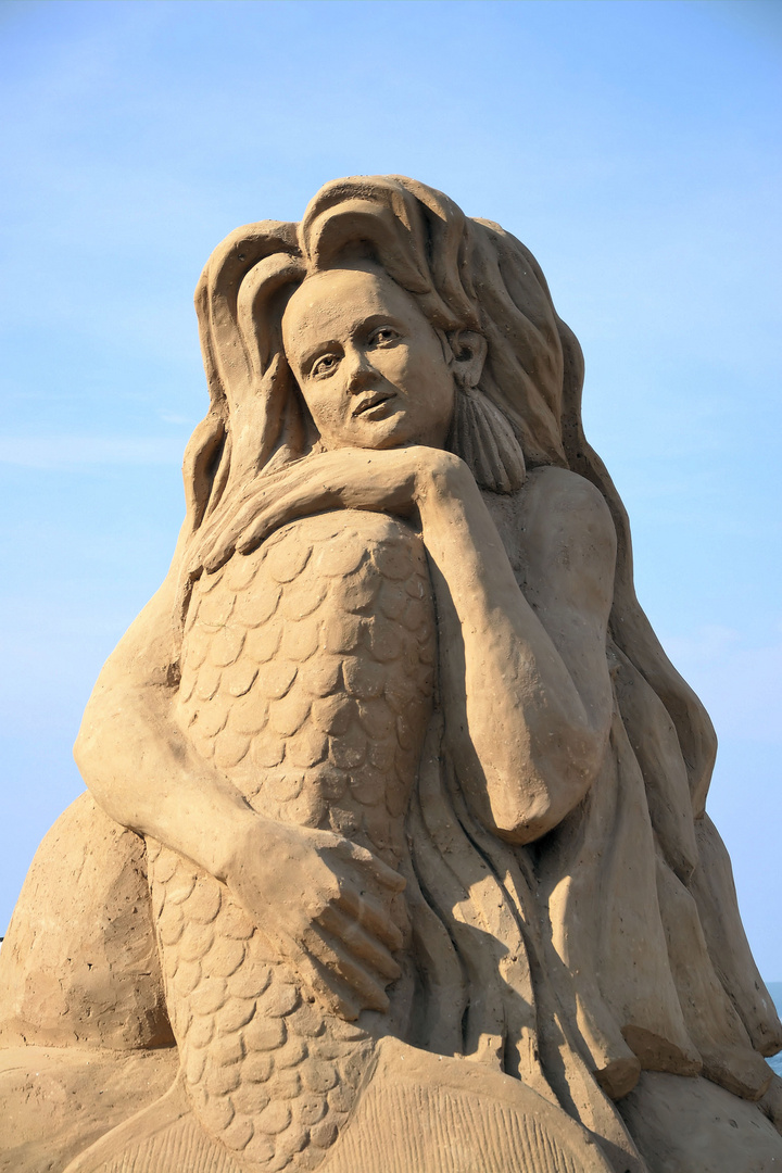 Insel Rügen - Sandskulptur in Binz