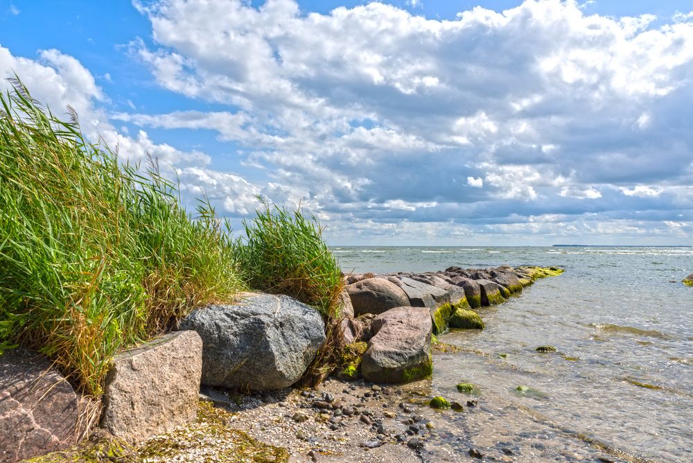 Insel Rügen Südperd Thiessow Strand