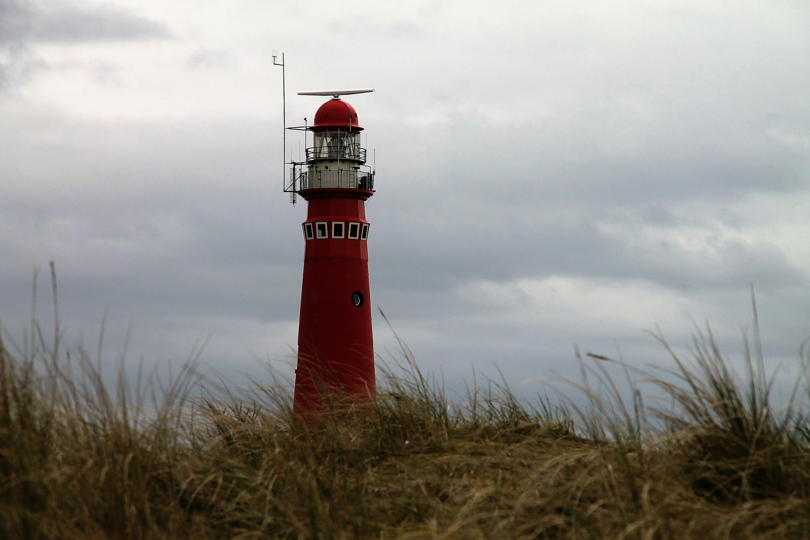 Insel Schiermonnikoog -Leuchtturm in den Dünen-