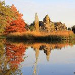 Insel "Stein" im Abendlicht