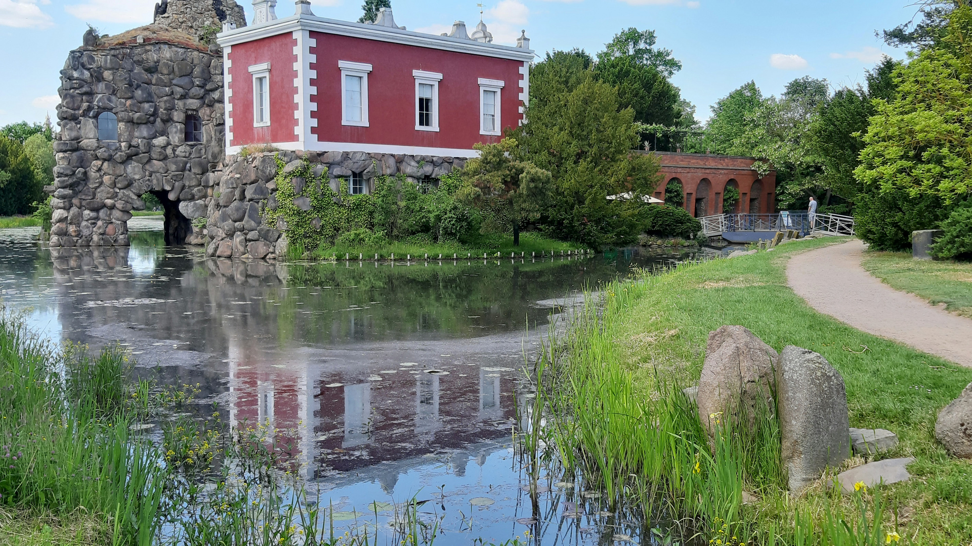 Insel Stein im Wörlitzer Park 