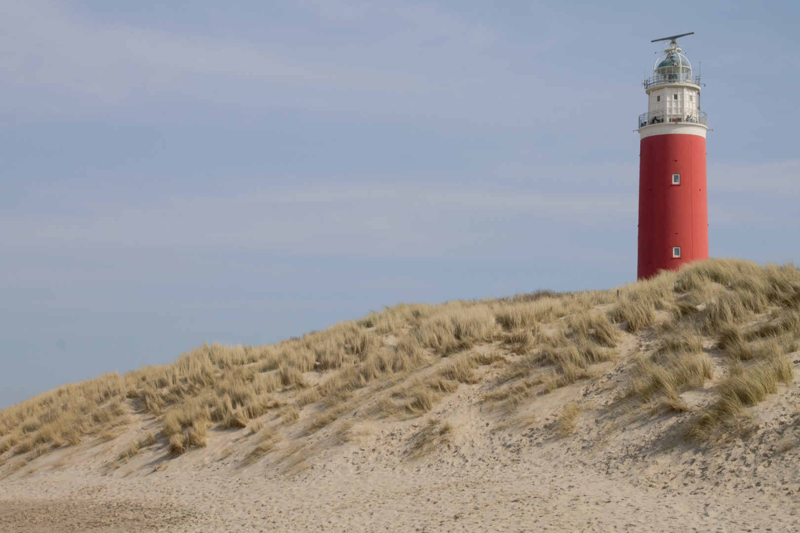 Insel Texel -Leuchtturm und Dünen-