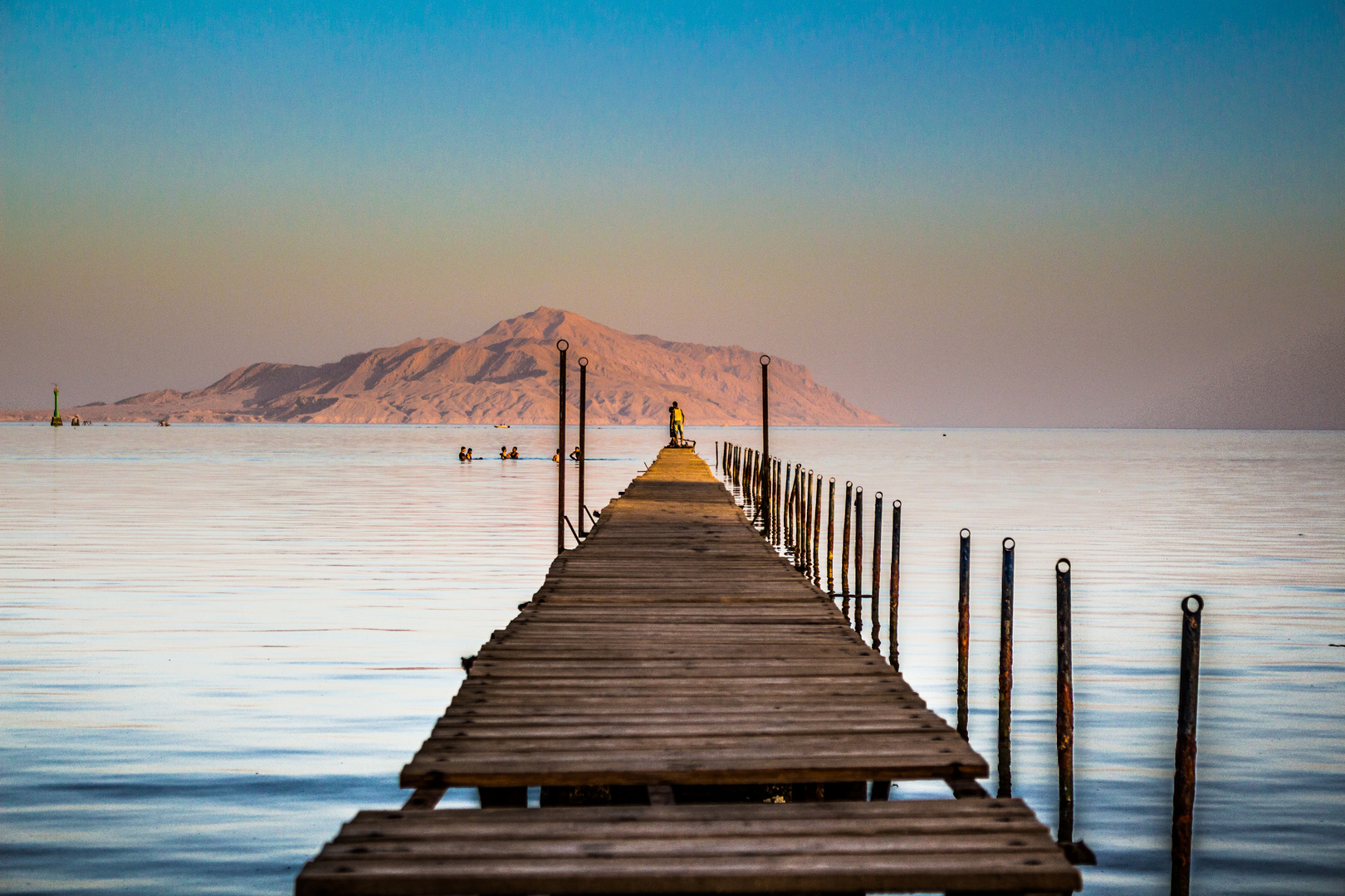 Insel Tiran mit Steg