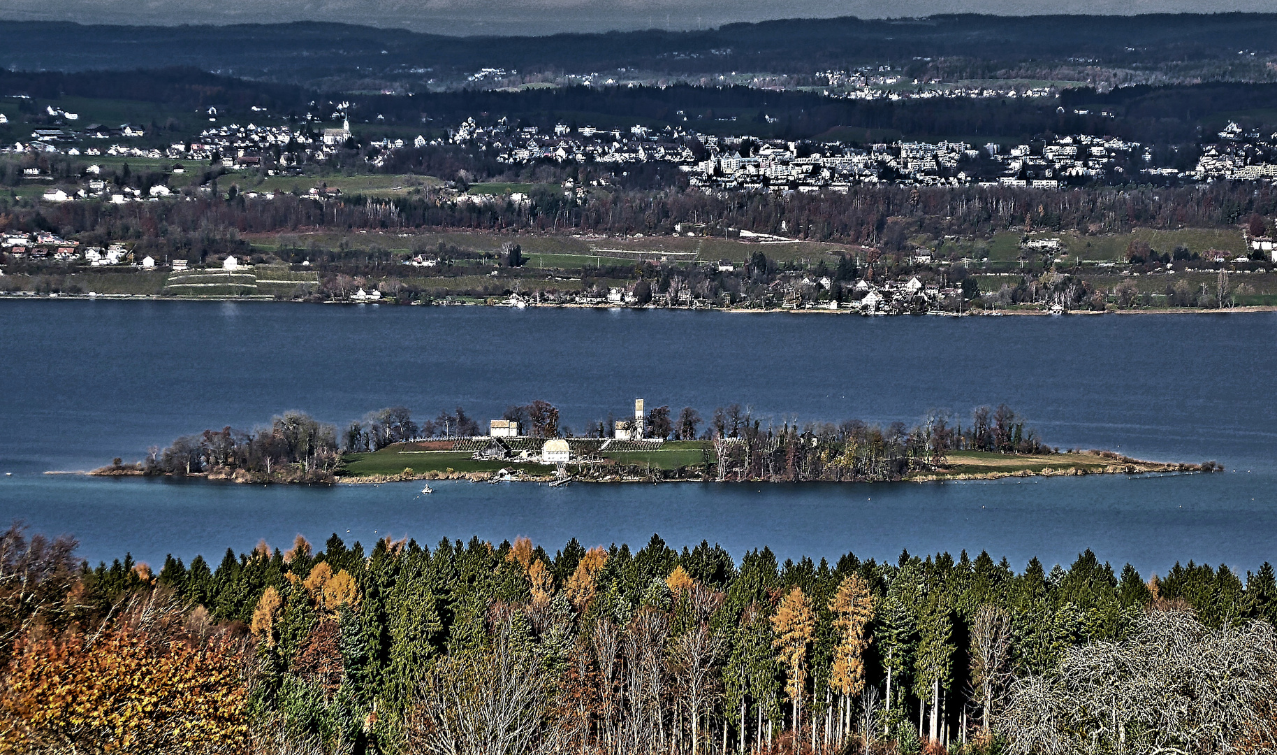 Insel Ufnau im Zürichsee
