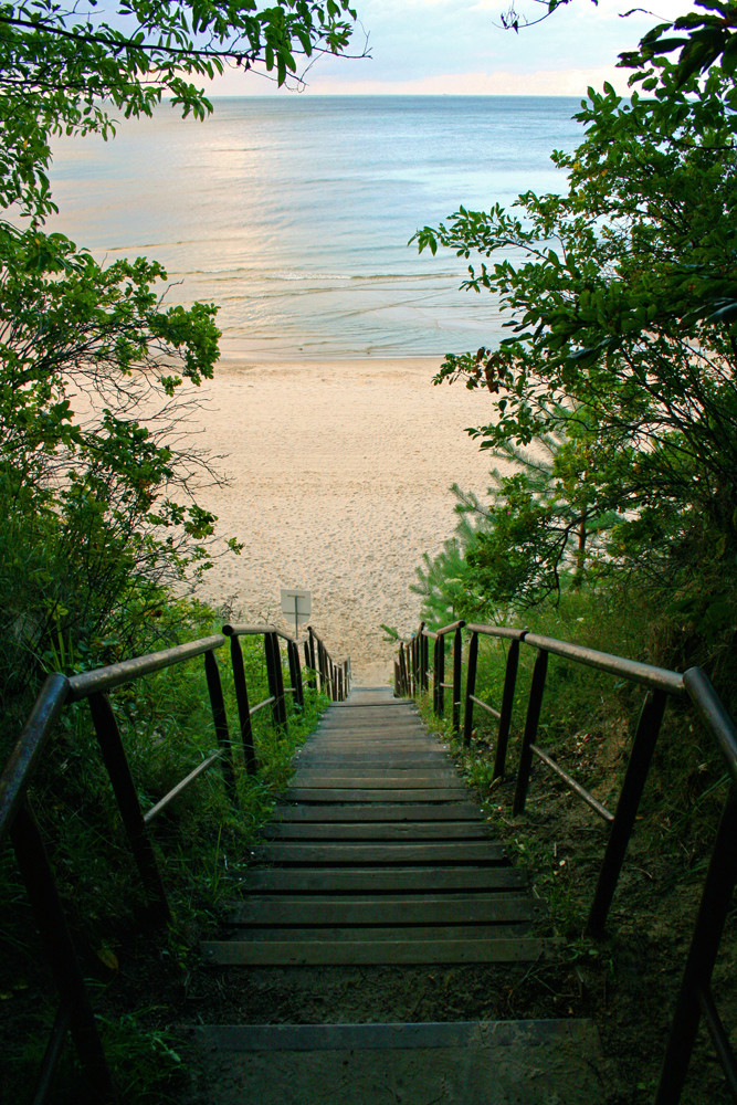 Insel Usedom - Bansin - Treppe zum Strand