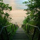 Insel Usedom - Bansin - Treppe zum Strand