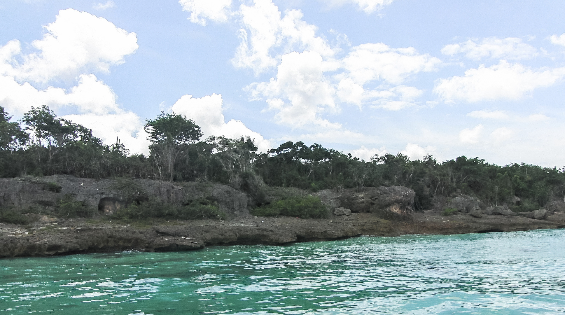 Insel vor der Dominikanischen Republik